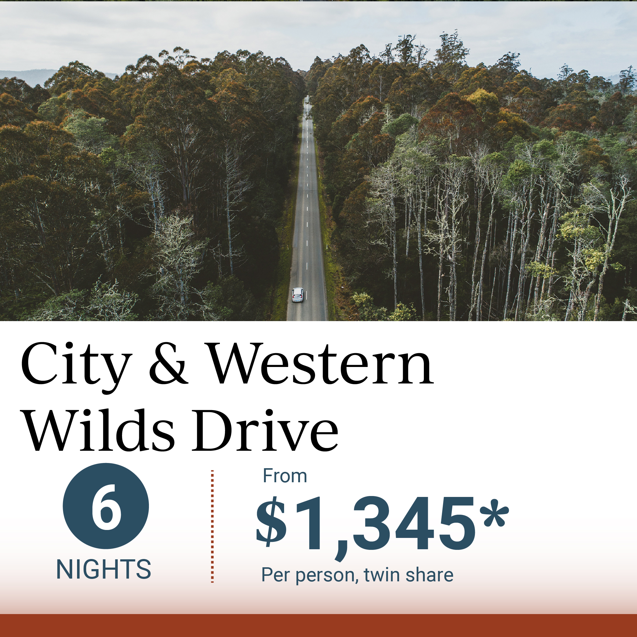 TasVacations Tasmania 6 Night City & Western Wilds Holiday Package